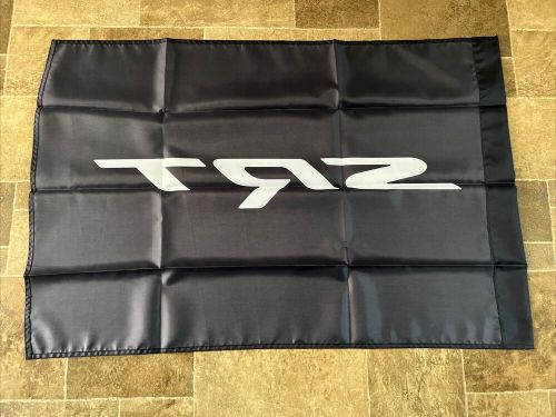 Dodge "SRT" Black Banner MOPAR Charger Challenger Hellcat Viper Banner Flag, US $24.99, image 3