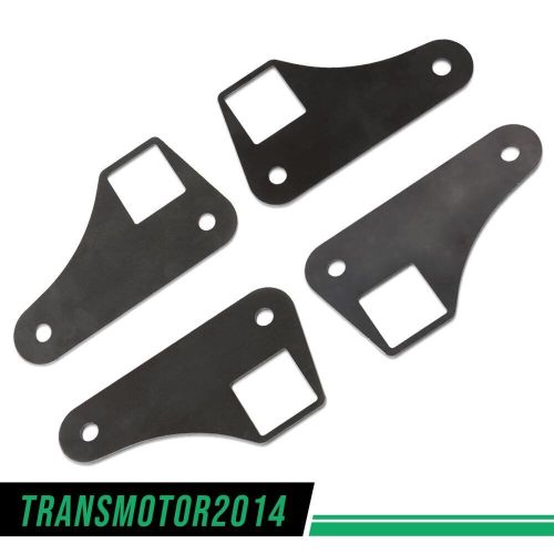 Parallel 4 link tabs 2&#034; square tubing air ride brackets ladder bar mounting new