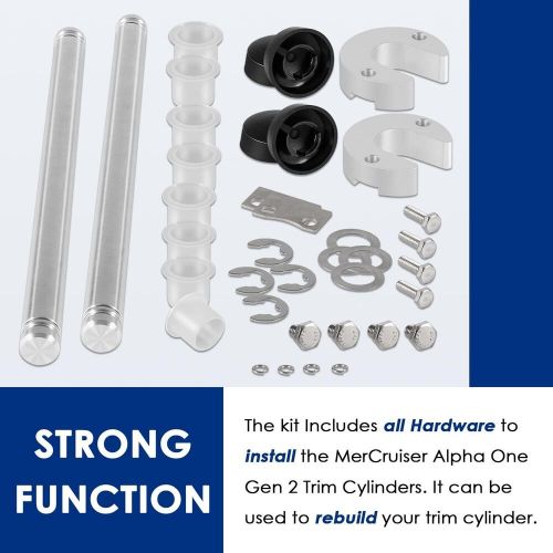 For MerCruiser Alpha 1 Gen 2 Trim Cylinder Pin Cap Bushing Hardware Kit 9B-116B, US $62.99, image 5