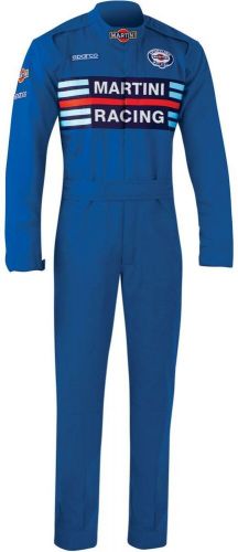 Sparco Martini Racing Mechanics Suit Blue Pockets Cotton/Polyester Size:S-XXL, US $200.00, image 3
