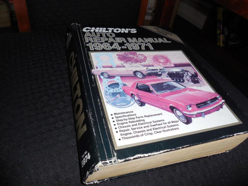 1964-1971 chilton's auto repair manual collectors edition 