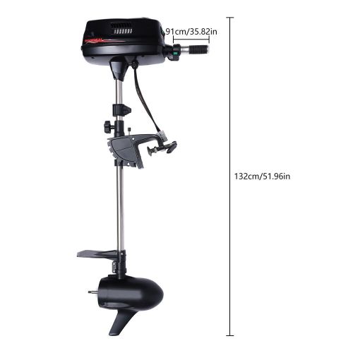 HANGKAI Electric Outboard Motor Brushless Motor Fishing Boat Trolling Engine 60V, US $385.17, image 8