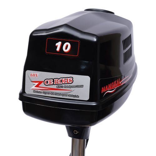 HANGKAI Electric Outboard Motor Brushless Motor Fishing Boat Trolling Engine 60V, US $385.17, image 10