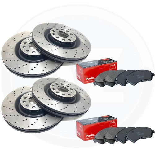 FITS FORD ESCORT SIERRA 2.0 COSWORTH 4X4 FRONT REAR DRILLED BRAKE DISCS PADS, US $, image 4