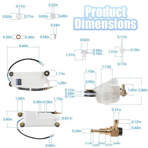 8M0063190 Oil Reservoir Tank Assembly for 2000-2014 Mercury 135/150/175/200/225H, US $72.80, image 3