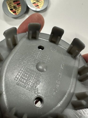 Porsche Cayenne 911 (4) Center Caps Boxster Cayman 991 Panamera Gray, US $55.00, image 3