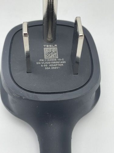 Tesla nema 6-50 model: 3,y,s,x - gen2 welder outlet charger plug adapter 30a oem