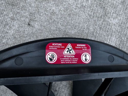 Fits Mercedes Benz SL55 SL63 SL65 AMG SL55 AMG Engine Motor Radiator Cooling Fan, US $200.00, image 2