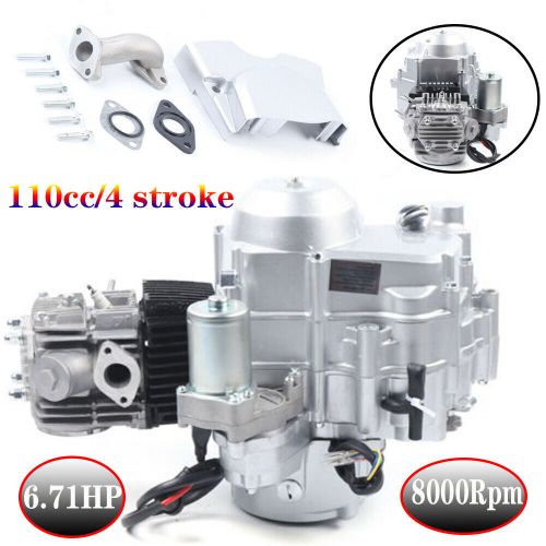 110CC 4-Stroke Engine Motor Auto Transmission Electric Start For ATV GO Karts, US $211.01, image 4