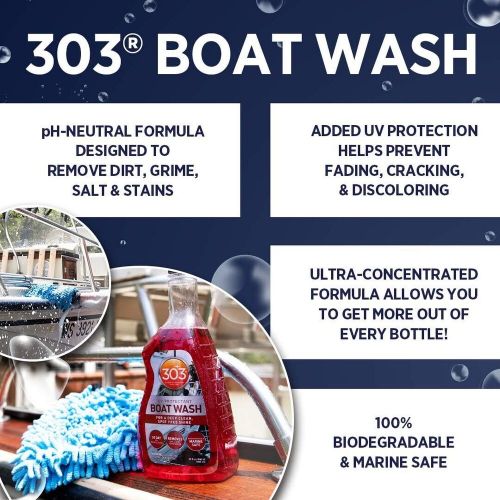 303 Products Marine Boat Wash with UV Protectant - For A Deep Clean, Spot..., US $32.99, image 7