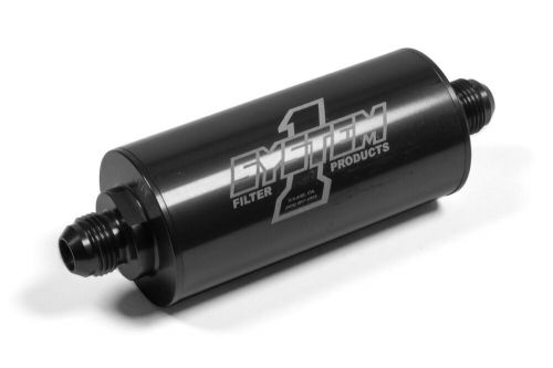 SYSTEM ONE Inline Oil Filter w/8an Fittings - Medium Length 201-203708B, US $176.06, image 3
