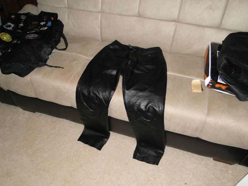 Harley-Davidson Womens Leather Pants, US $45.00, image 2