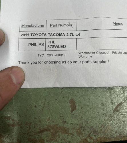 2005-2011 Toyota Tacoma Left Driver Side Headlight Halogen OEM 8115004163, US $45.99, image 3