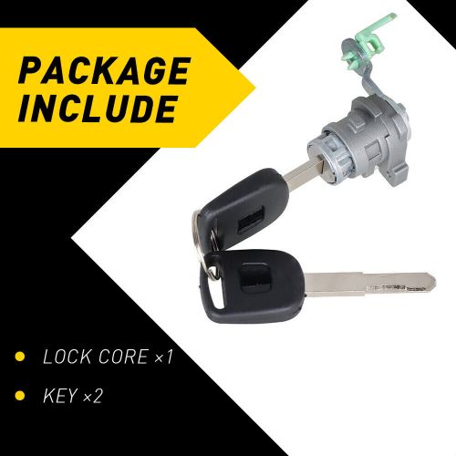 For 03-07 honda accord front left door lock cylinder w/ 2 key 72181-sda-a11 2set