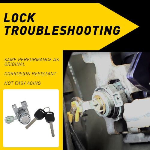 For 03-07 Honda Accord Front Left Door Lock Cylinder w/ 2 Key 72181-SDA-A11 2SET, US $22.99, image 2