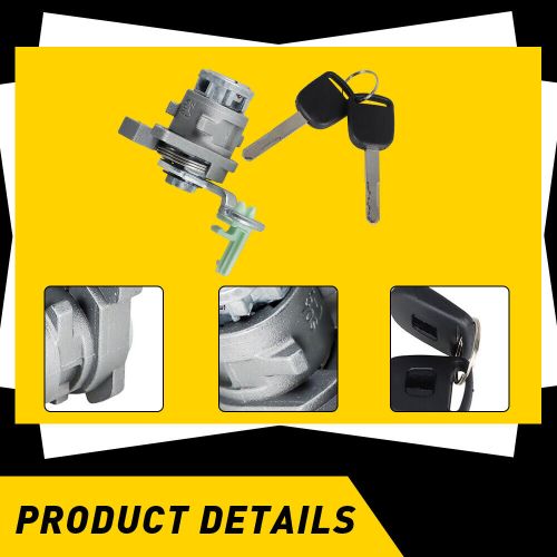 For 03-07 Honda Accord Front Left Door Lock Cylinder w/ 2 Key 72181-SDA-A11 2SET, US $22.99, image 3