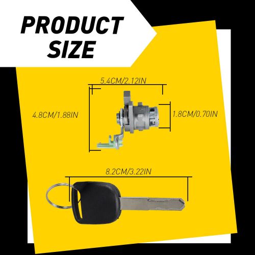 For 03-07 Honda Accord Front Left Door Lock Cylinder w/ 2 Key 72181-SDA-A11 2SET, US $22.99, image 5