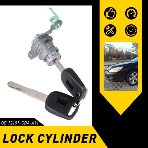 For 03-07 Honda Accord Front Left Door Lock Cylinder w/ 2 Key 72181-SDA-A11 2SET, US $22.99, image 6