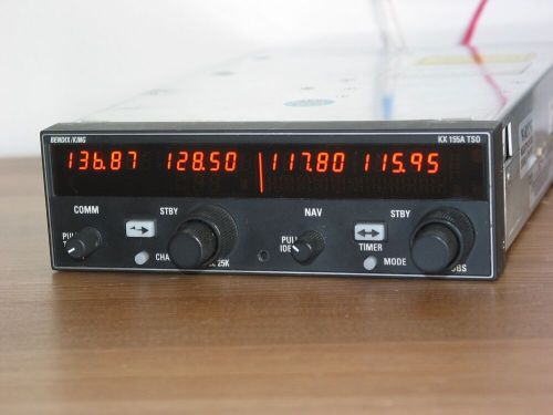 28 VOLT BENDIX KING KX-155A NAV COM RADIO WITH GLIDESLOPE !!! P/N 069-01032-0101, US $1,895.00, image 4