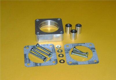 91-04 jeep grand cherokee throttle body spacer 4.0l 2.5l (fits: jeep 2.5l 4.0l) 