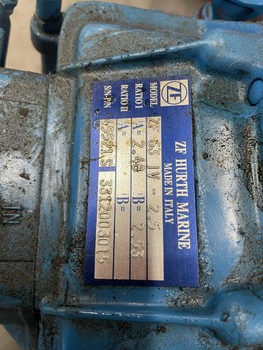 ZF 68A 2.5:1 Marine Boat Transmission Gearbox 63A Hurth HSW630A 3312001204, US $1,000.00, image 3