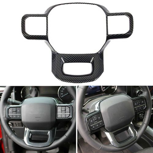Carbon Fiber Style Car Steering Wheel Cover Trim Fit For Ford F-250 F-350 23-24, US $28.69, image 4