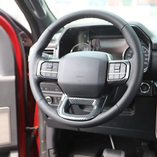 Carbon Fiber Style Car Steering Wheel Cover Trim Fit For Ford F-250 F-350 23-24, US $28.69, image 9