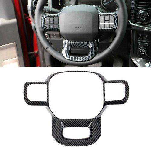 Carbon Fiber Style Car Steering Wheel Cover Trim Fit For Ford F-250 F-350 23-24, US $28.69, image 11