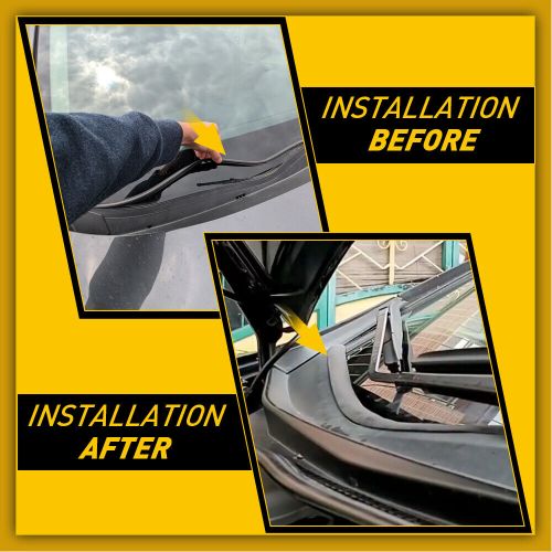 Rubber seal strip trim for front windshield plastic panel hood 1.8m 0.70inch b