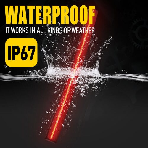 2x Rear Bumper Reflector Red LED Tail Brake Lights For 14-19 Chevy Corvette C7 A, US $30.99, image 2