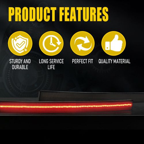 2x Rear Bumper Reflector Red LED Tail Brake Lights For 14-19 Chevy Corvette C7 A, US $30.99, image 6