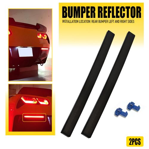 2x Rear Bumper Reflector Red LED Tail Brake Lights For 14-19 Chevy Corvette C7 A, US $30.99, image 8