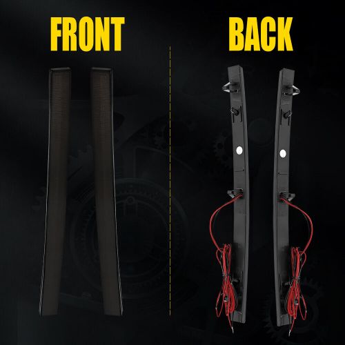 2x Rear Bumper Reflector Red LED Tail Brake Lights For 14-19 Chevy Corvette C7 A, US $30.99, image 12