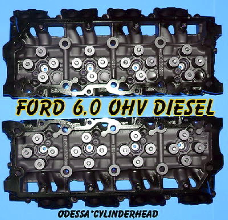 Sell PAIR FORD 6.0 TURBO DIESEL F350 TRUCK CYLINDER HEADS CAST 613