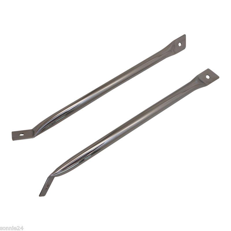 1970-1981 camaro polished stainless steel fender braces 70-81