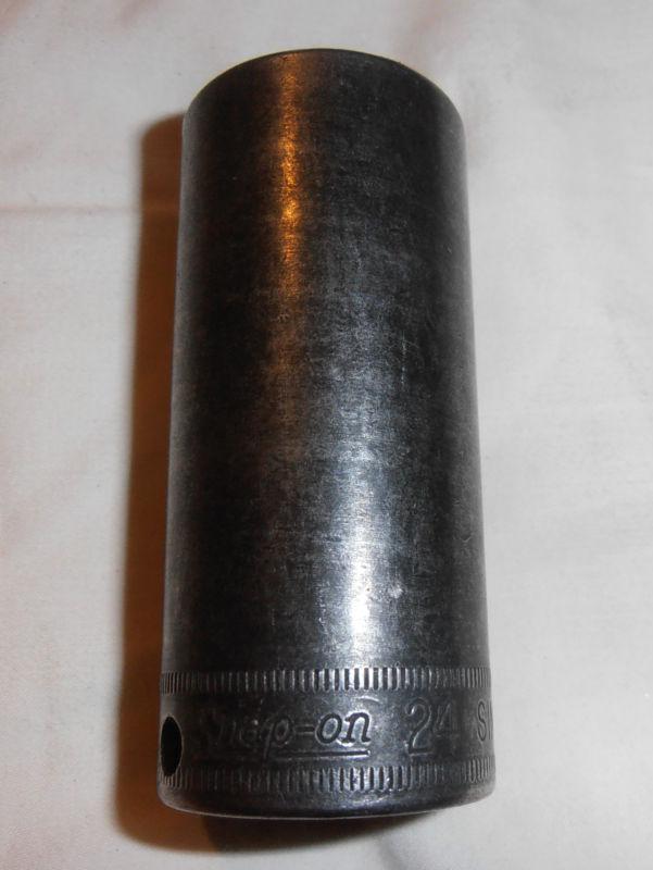 Snap-on simfm24 socket, metric, impact, deep, 24 mm,  3/8"drive 