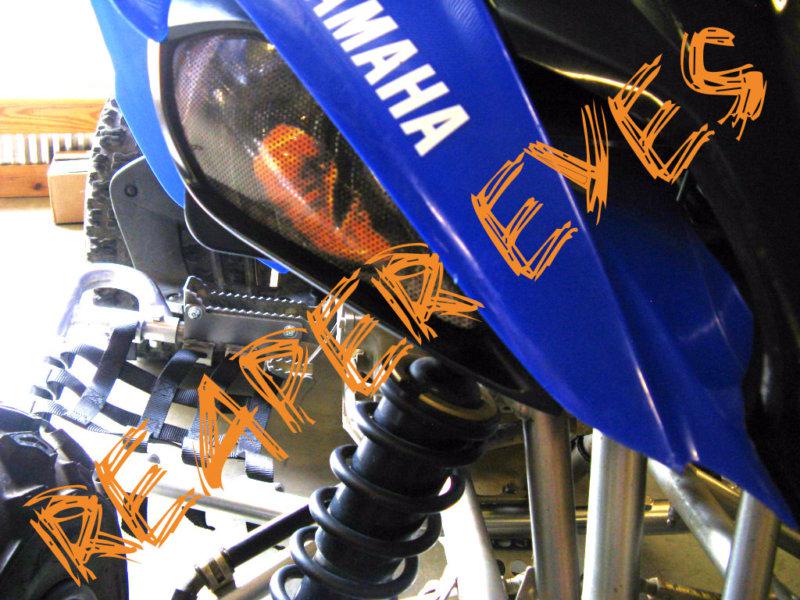 Yamaha raptor 660  reaper eyes headlight covers "original rukindcovers" usa made