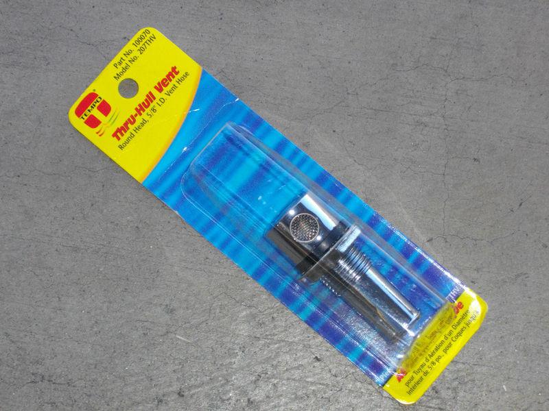 Tempo thru hull vent fitting 5/8 hose v-drive jet boat marine 