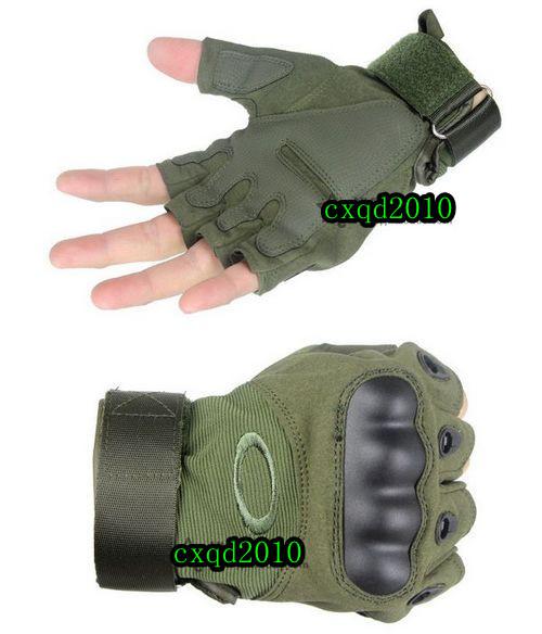 Outdoor sports fingerless military tactical airsoft hunting cycling gloves l