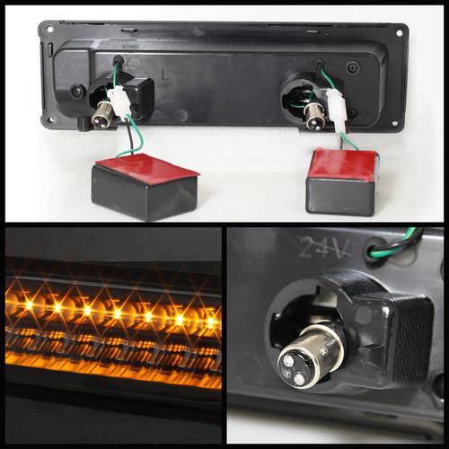 94-99 GMC C/K BLACK PRO HEADLIGHTS + CORNER (W/O AMBER) + LED PERFORM PARKING, US $122.01, image 3