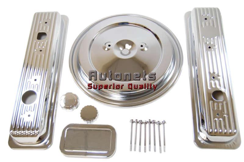 Sell Chevy GMC Truck Chrome Engine Dress Up Kit Valve Cover Dual Wing
