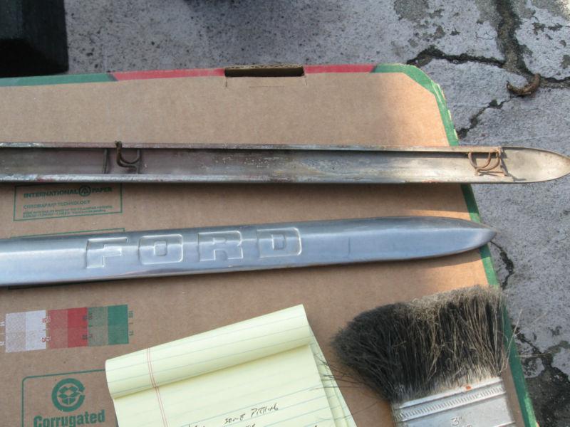 1950's ford hood molding, stainless 381/2 left and right sides, US $25.00, image 4