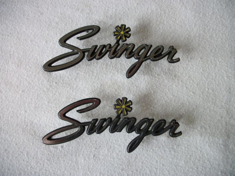 Dodge dart swinger emblems
