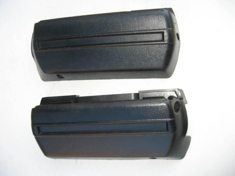 1968 69 70 71 72 chevelle elcamino armrest bases - black - pair