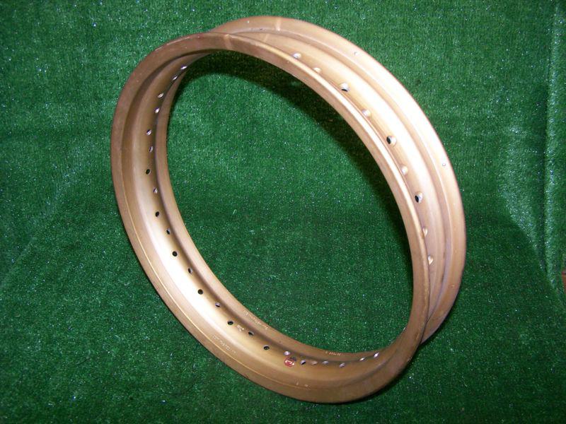 Nos sun 17" 40 hole rim gold anodized yamaha honda isdt vmx  ahrma 