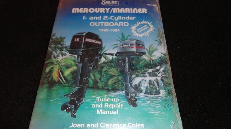 New mercury/mariner outboard 1 & 2 cylinder service manual 1990-1994 volume 1 