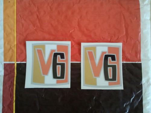 Kaiser jeep/jeepster v6 emblem decal 3m