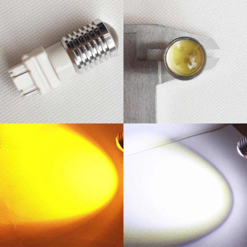 2x4w dual color 3157 p27/5w car switchback switch back car led turn signal light