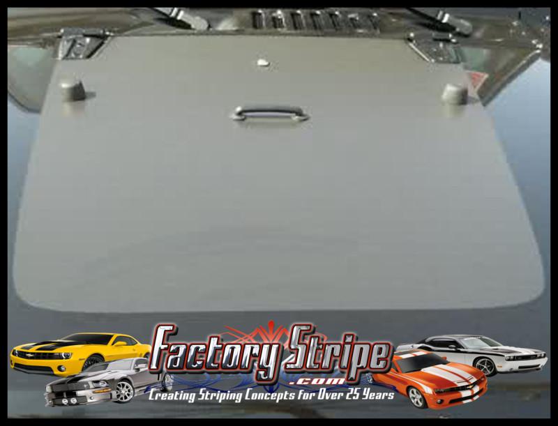 JEEP WRANGLER JK BLACKOUT HOOD GRAPHIC FACTORY STRIPE 2007 2013, US $32.99, image 5