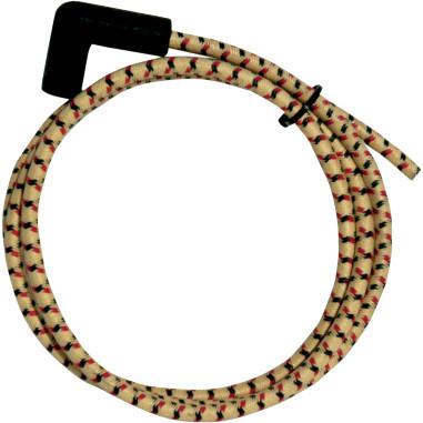 Nyc choppers 7mm yellow retro 7mm suppression core spark plug wires yellow